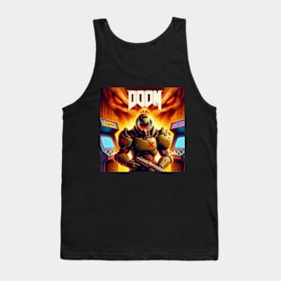 Doom Guy hanging out at the local arcade. Tank Top